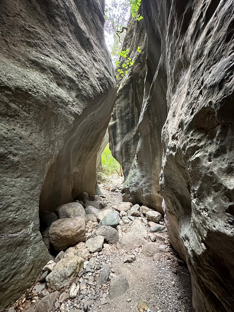 Canyon view in Therisso Gorge, Crete